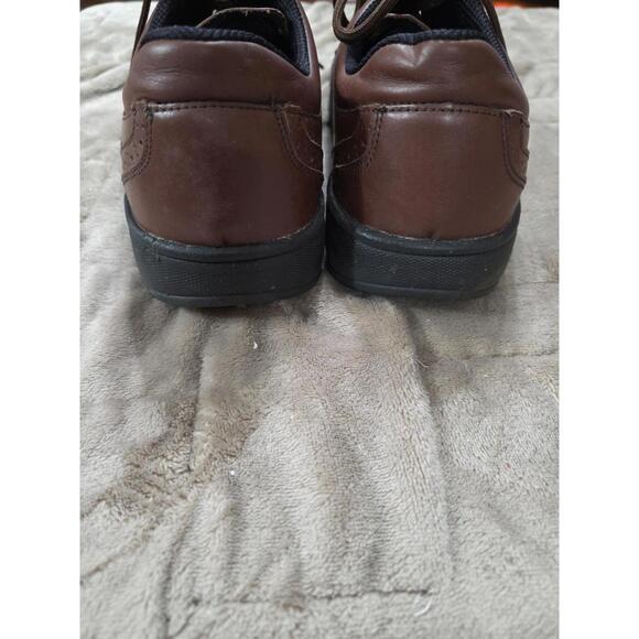 Ortho Feet Mens Orthopedic Shoes Brown Leather Comfirt Sz 9EEEE Extra Wide EUC - Picture 7 of 12